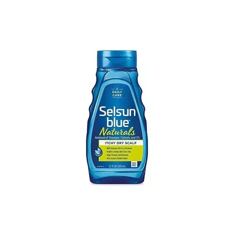 ON CONTAINER SELSUN BLUE SHAMPOO NATURAL ITCH 11OZ