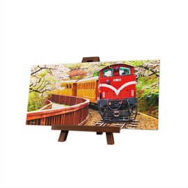 Pintoo - P1172 - Forest Train in Alishan National Park - 253 Piece Mini Plastic Puzzle