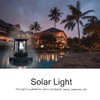 Rowzzi LED Solar Powered Lighthouse, 360 Degree Rotating Lamp Courtyard