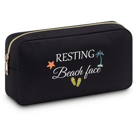 Beach Lover Gift Beach Accessories Makeup Bag Beach Theme Gifts for Women Beach Gifts for Women Bestie Weekend Gift for Beach Lover Teens Sister Graduation Vacation Gift Beach Summer Gifts