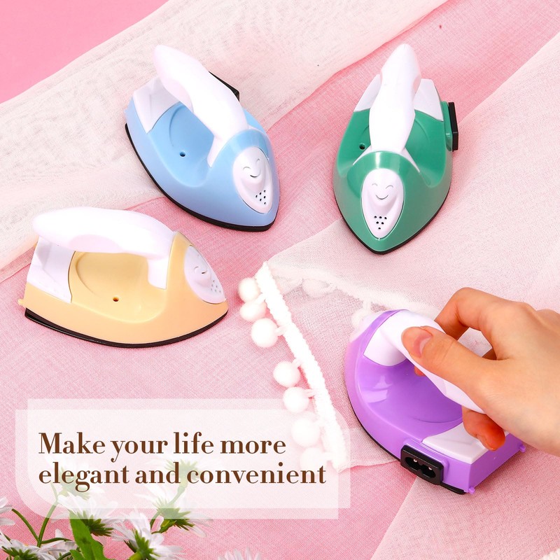 Zhehao 4 Pcs Mini Craft Iron Portable Handy small Heat