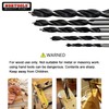 NORTOOLS Wood Drill Bit Set 5 Pieces Brad Angle Wood