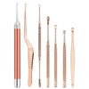 LED Spring Earwax Removal Tool Set 8-Piece Earwax Removal Tool Set