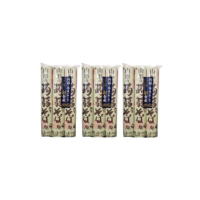 JFC Japanese style Ogawa Noodle, Yamagatano Konnyaku Soba, Multi Pack,