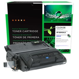 Clover Remanufactured Toner Cartridge Replacement for HP Q5942A | Black | Extended Yield
