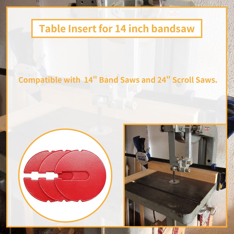 Denkuhin Table Inserts For 14 Inch Band Saws Or Scroll