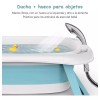 NS Bañera Tina De Baño Para Bebe Plegable Antideslizante+cojín