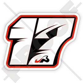 Jules Bianchi 17 Black Formula 1 F1 Racing Driver 4" (100mm) Vinyl Bumper-Helmet Sticker, Decal