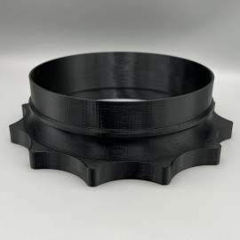 Zephyrs Market 5" Port Magnetic Duct Hose Quick Connect Fitting HVAC Dust Collector WoodWorking