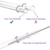 DAKOUFISH 11" Long Clear Reusable Tritan Plastic Replacement Drinking Straws