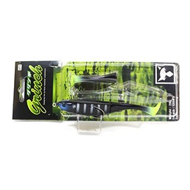 JACKALL Worm Grinch Black Gill / Chart Tail