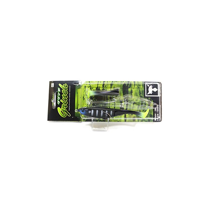JACKALL Worm Grinch Black Gill / Chart Tail