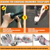 Ergonomic Tricep Rope Pulldown Attachment, Upgraded Triceps Rope Cable Attachments