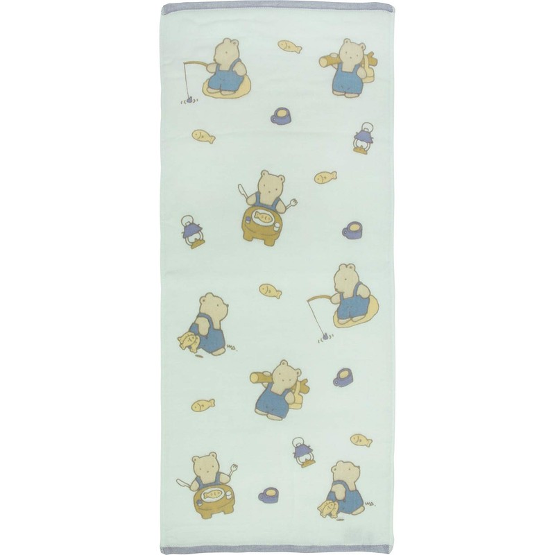 Hayashi FI208001 Face Towel, Approx. 13.4 x 31.5 inches (34
