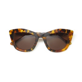 Gemma Styles Casanova Cat Eye Sunglasses 100% Uv/Uvb Protection Designer Eyewear [51-21-140, tortoise]