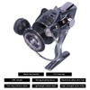 13+1 Bearing Spinning Reel 5.2:1 Gear Ratio Foldable Arm Fishing