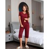 Bestbee Womens Pajama Set, 2 Piece Lounge Outfits Summer Sleep