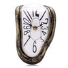 Lafocuse Melting Clock for Shelf, Salvador Dali Clock Silent Non-Ticking