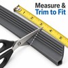 Door Bottom Draft Stopper – 39.37-Inch Self-Adhesive Rubber Seal Strip