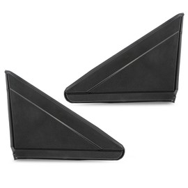 CHEDA Mirror Flag Applique w/o Trim Compatible with Chrysler Town & Country 2008-2016 Mini Passenger Van/Fit Dodge Grand Caravan 2008-2020 LH & RH Exterior Side View Mirror Triangle Trim