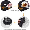 8X Stove Liner Cover 0.2mm Double Thickness Burner Covers Square