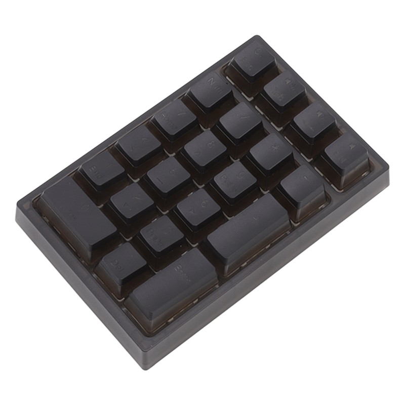 21 Key Numeric Keypad RGB Backlit Ergonomic Small Mechanical Numpad