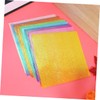 Gadpiparty 100pcs Iridescent Square Folding Paper Craft Paper Colors for