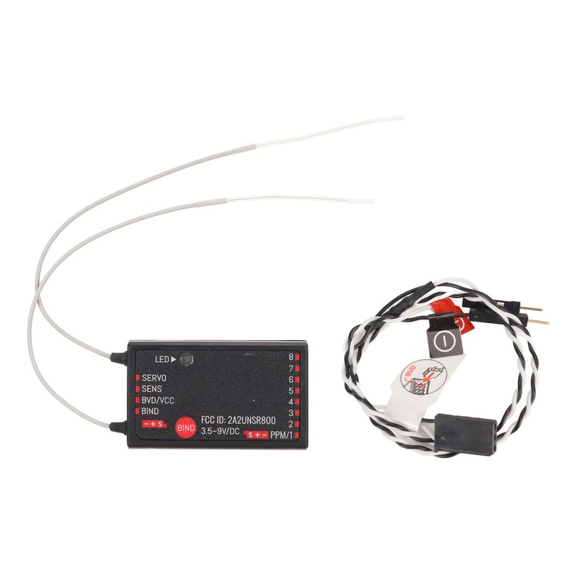 FS SR8 2.4GHz 8 Channel Receiver Double Antenna Bidirectional Receiver