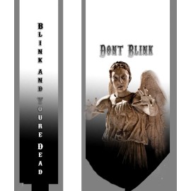 L@@K! Dont Blink Weeping Angels Neck Tie -  The Doctor Tardis Whovians LOOK!