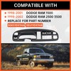 ECOTRIC Dash Board Cluster Bezel Cover Compatible with 1998-2002 Dodge
