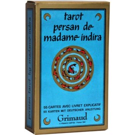 Editions DUSSERRE - Tarot Persan de Madame Indira - Jeu de Cartes Divinatoire - Cartomancie Divination - Coaching Personnel - Version française - Grimaud - 10011456