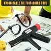 Yangoutool Cable Tie Gun, Fasten and Cut Cables with 16