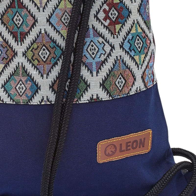 By Bers Leon Gym Bag with Inner Pockets Zip Backpack