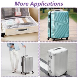 Luggage Handle, 9.68in Pull Handle Grip Replacement with Metal End Cap and 2 Bracket, Travel Suitcase Case Handle Strap Carrying Handle Grip for Suitcases Luggage Suitcase Box Cases