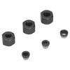 6Pcs Router Collet Adapter Carbon Steel 6mm 6.35mm 8mm Set