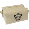 'Mouse Wearing Santa Hat' Canvas Wash Bag/Makeup Case (CS00041660)