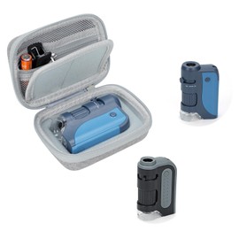 Jiusion Handheld Microscope Case for Carson MicroBrite Plus (MM-300) BNISE LAKWAR BEBANG Brand Pocket Microscope Mini Handheld Scope, Include a Carabiner (Case Only)