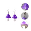 COLLBATH Elegant Women's Earrings Creative Mushroom Shape Material Allergy Design