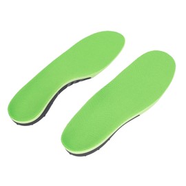 Men Height Increase Insoles Shock Absorbing Height Increasing Sports Shoe Insoles Green Orange S