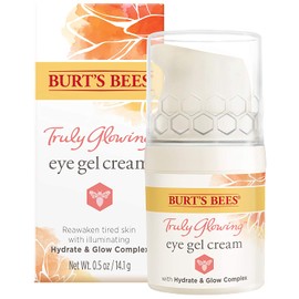Burt's Bees Truly Glowing Reawakening Gel Eye Cream with Hydrate and Glow Complex, 0.5 Fluid Ounce