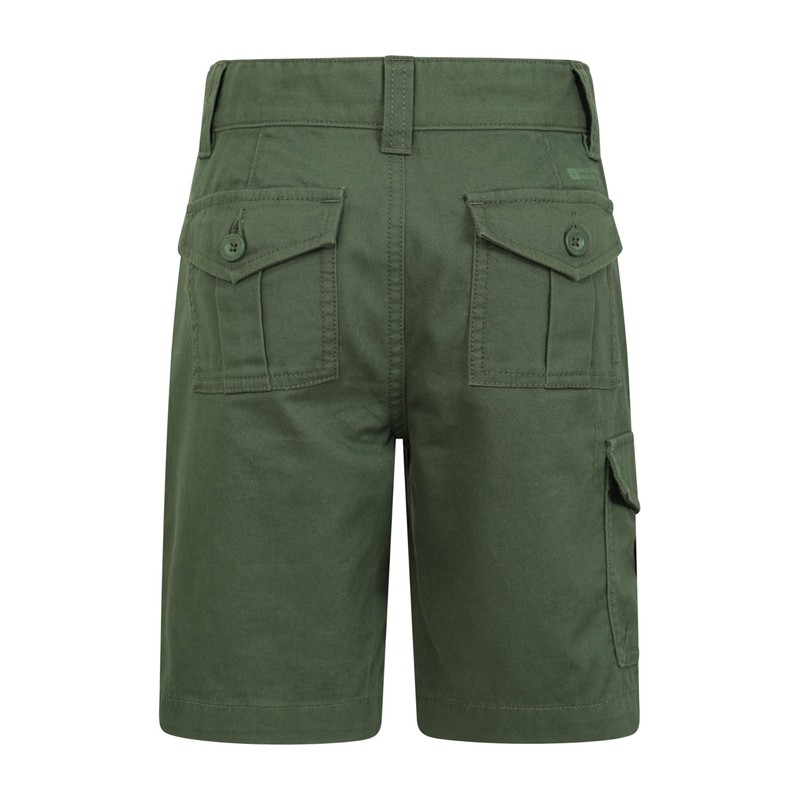 Mountain Warehouse Printed Kids Cargo Shorts Khaki Kids Size 9-10