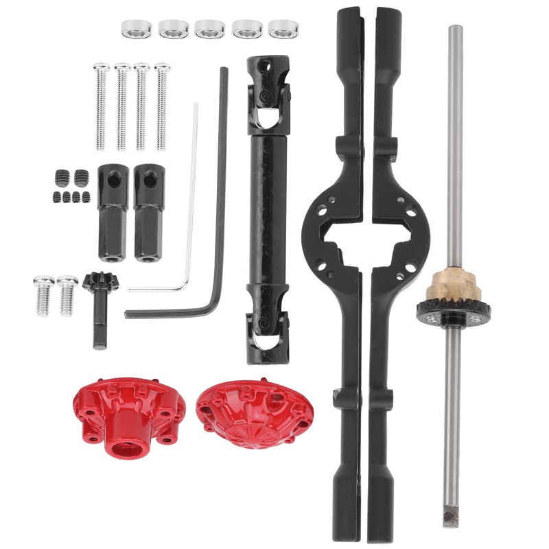 Metal Axle Differential Drive Shaft Kit Accessory Fit for WPL
