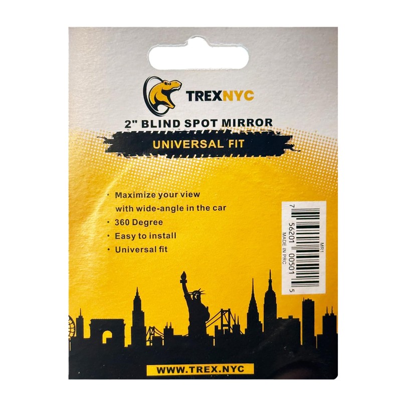 Blind Spot Mirror - Larger Side View, Enhanced Safety with