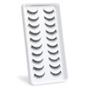 Natural Looking False Eyelashes Natural Lashes Thin Band Eyelashes Reusable