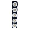 Handmade Crochet Black Granny Square Car Steering Wheel Covers Universal