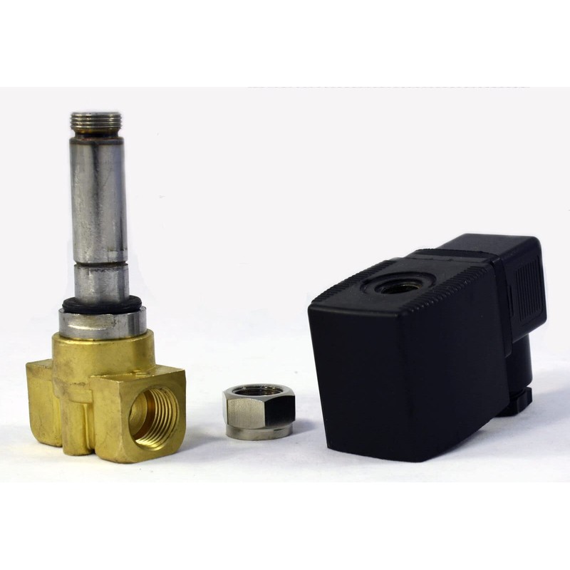 AceCrew Brass Solenoid Valve 3/8 inch NPT 12V DC Normally