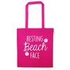 Flox Creative Resting beach face tote bag