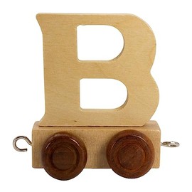 Wooden Train Letters Train Train Train Train Train Wagon A-Z H each approx. 5.5 cm, name of your choice.