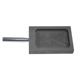 LLF Gold Silver Graphite Ingot Mold Mould Crucible for Melting Casting Refining with Metal Bar (1kg (Flat))
