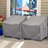 BOLTLINK Patio Chair Covers Waterproof, Heavy Duty Outdoor Furniture Covers
